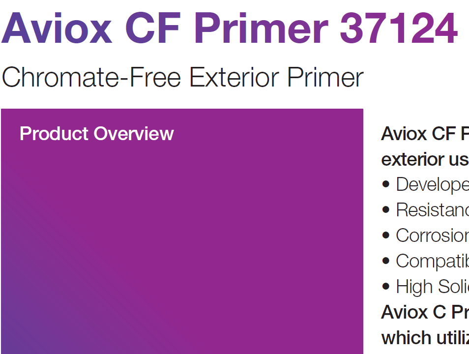 Aviox CF Primer 37124 (Epoxy Primer)