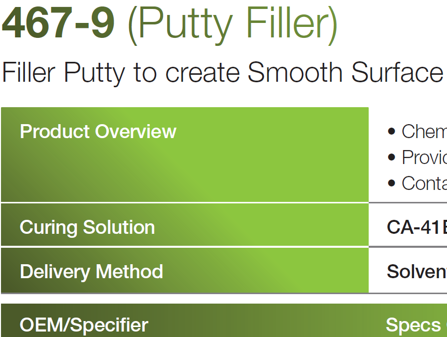 467-9 (Putty Filler)