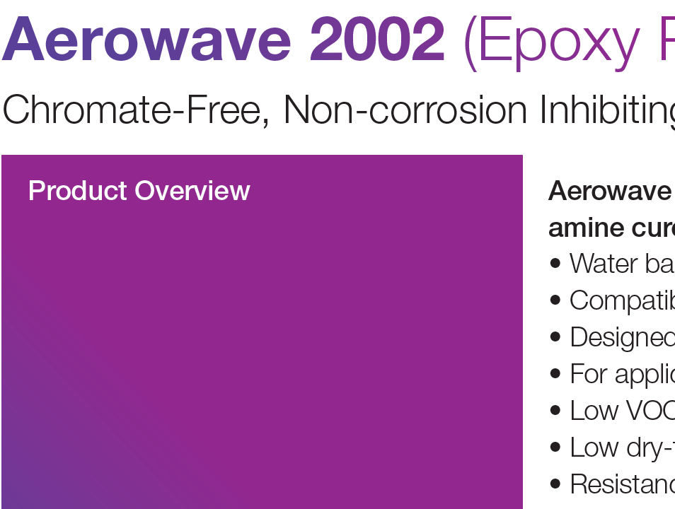 Aerowave 2002 (Epoxy Primer)