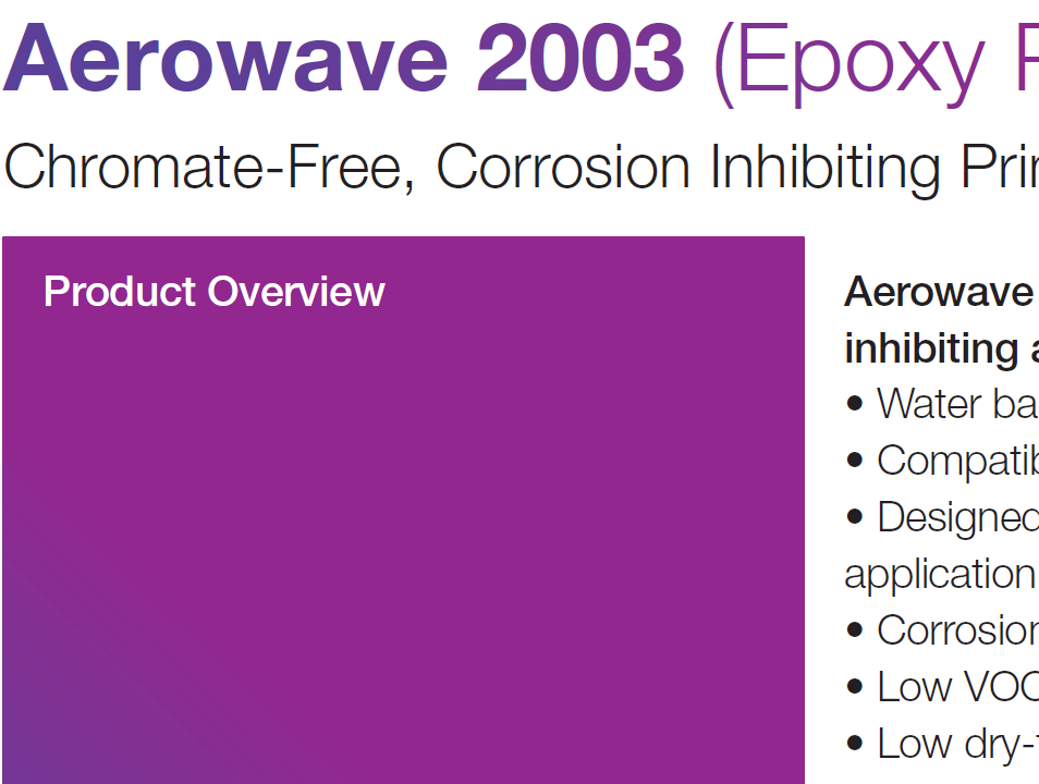 Aerowave 2003 (Epoxy Primer)