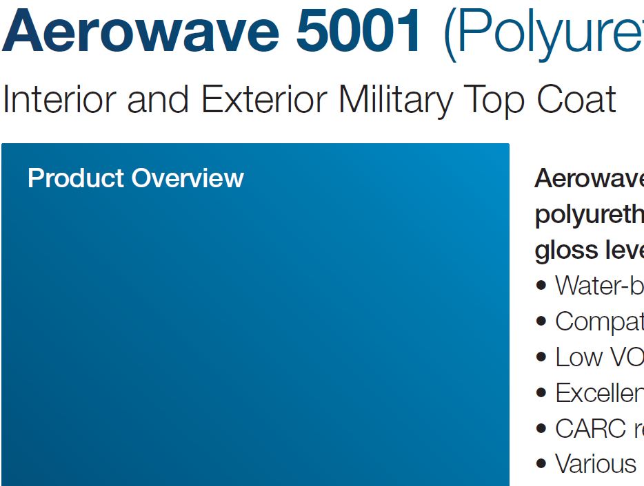 Aerowave 5001 (Polyurethane Top Coat)