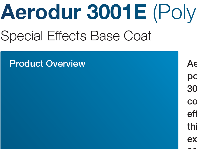 Aerodur 3001E (Polyurethane Top Coat)