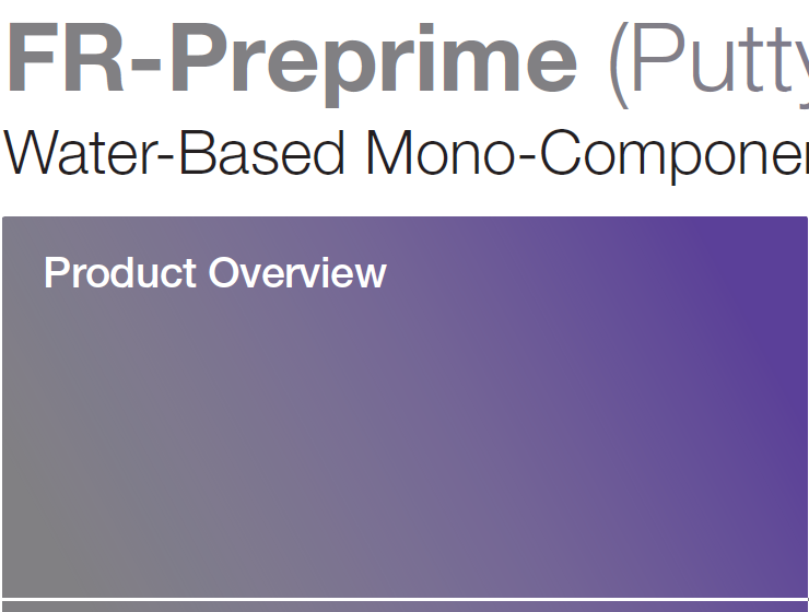 FR-Preprime (Putty_Filler)