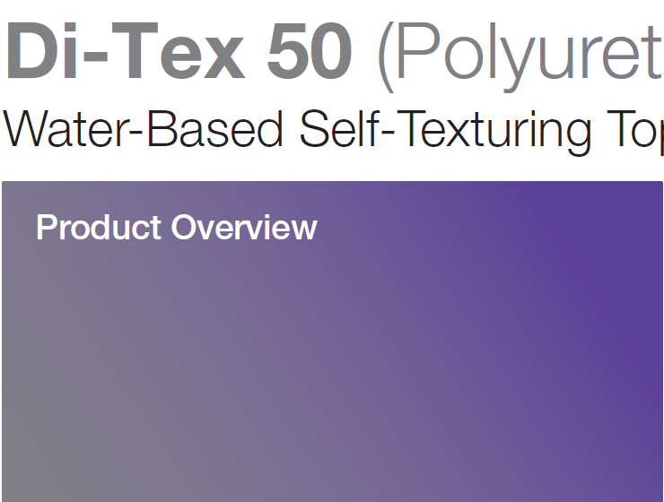Di-Tex 50 (Polyurethane Top Coat)