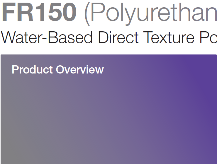 FR150 (Polyurethane Top Coat)