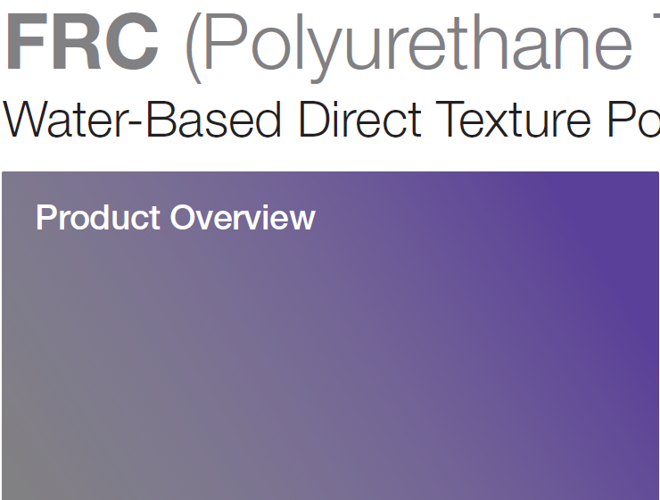 FRC (Polyurethane Top Coat)