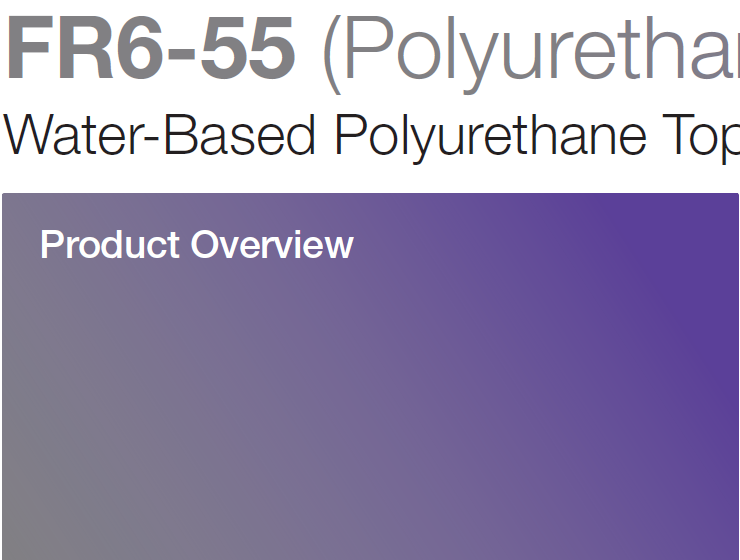 FR6-55 (Polyurethane Top Coat)