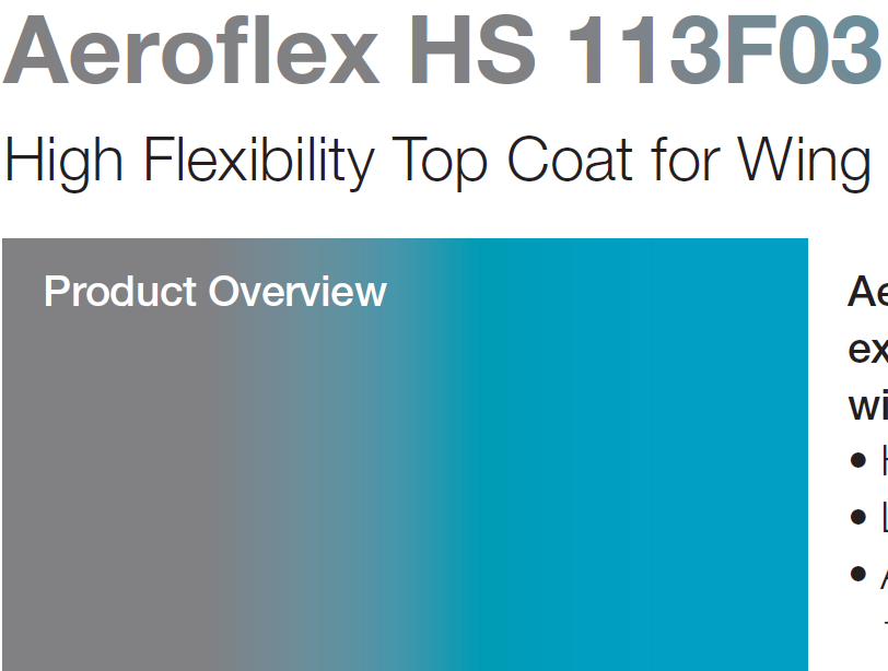 Aeroflex HS 113F03 (Wing Coating)