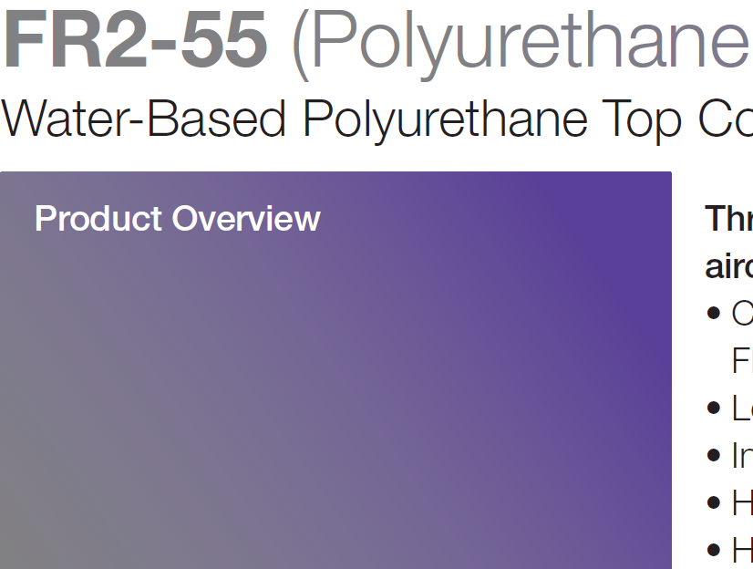 FR2-55 (Polyurethane Top Coat)