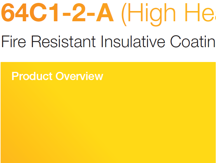 64C1-2-A (High Heat or Insulation Coating)