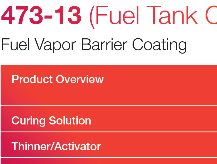 473-13 (Fuel Tank Coating)