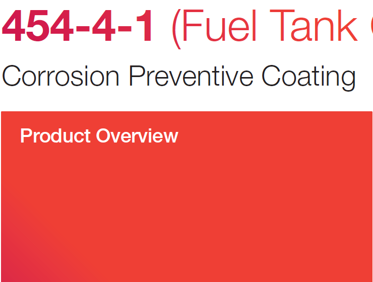 454-4-1 (Fuel Tank Coating)